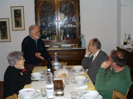 Bruno Borghi, Adele Corradi, Padre Corzo e Enrico Zagli